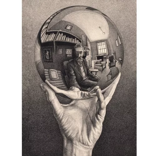 Clementoni Novo Art Series 39753 puzzle – M.C Escher: Hand with reflecting sphere (1000 db)