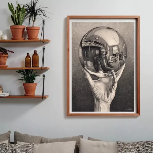 Clementoni Novo Art Series 39753 puzzle – M.C Escher: Hand with reflecting sphere (1000 db)