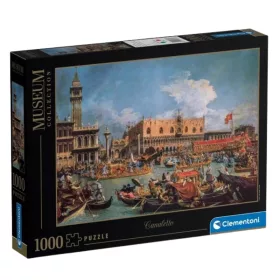 Clementoni Museum Collection 39764 puzzle – Canaletto: Buchentaur visszatérése a mólóhoz a Mennybemenetel napján (1000 db)