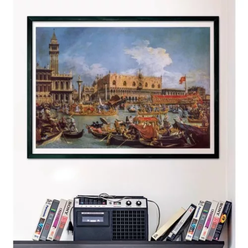 Clementoni Museum Collection 39764 puzzle – Canaletto: Buchentaur visszatérése a mólóhoz a Mennybemenetel napján (1000 db)