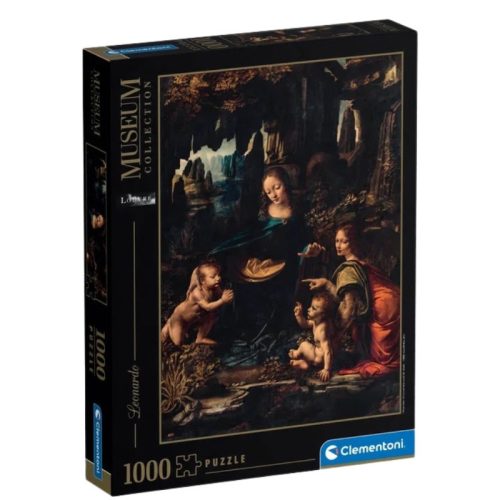 Clementoni 39767 Museum Collection puzzle - Leonardo Da Vinci: Sziklás Madonna (1000 db)