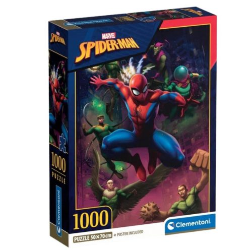 Clementoni 39768 High Quality Collection Compact puzzle - Marvel Spiderman (1000 db)