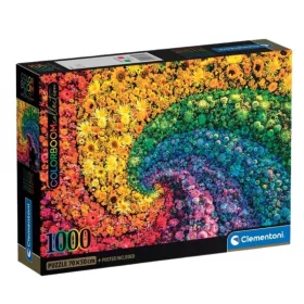 Clementoni Color Boom Collection Compact 39779 puzzle – Örvény virágokkal (1000 db)