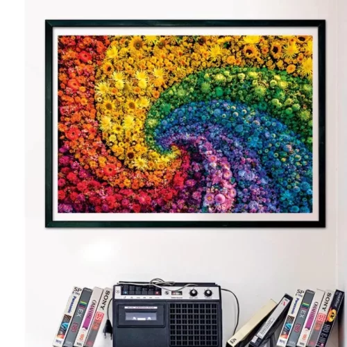 Clementoni Color Boom Collection Compact 39779 puzzle – Örvény virágokkal (1000 db)