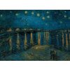 Clementoni 39789 Museum Collection Compact puzzle - Van Gogh: Csillagos éj a Rohne fölött (1000 db)