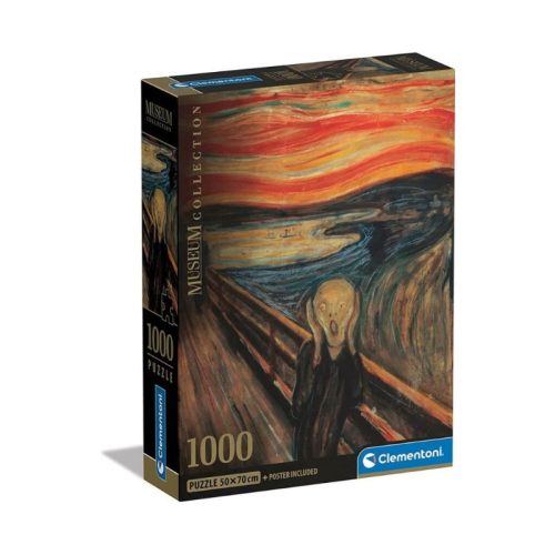 Clementoni 39791 Museum Collection Compact puzzle - Munch: A sikoly (1000 db)