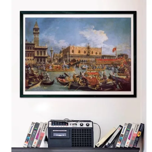 Clementoni Museum Collection Compact 39792 puzzle – Canaletto: Buchentaur visszatérése a mólóhoz a Mennybemenetel napján (1000 db)
