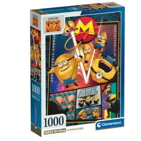 Clementoni High Quality Collection Compact Minions, Minyonok 39798 puzzle – Gru (1000 db)