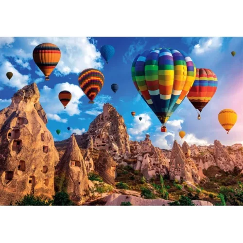 Clementoni High Quality Collection Compact 39825 puzzle – Hőlégballonok Kappadókiában (1000 db)