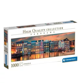 Clementoni High Quality Collection Panoráma 39838 – Csodálatos Amszterdam puzzle (1000 db)