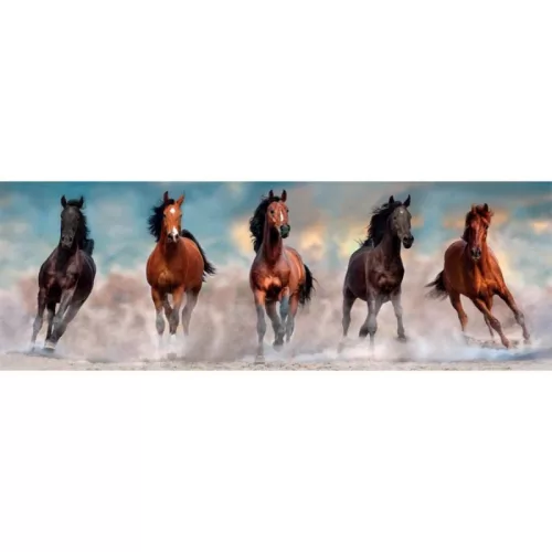 Clementoni High Quality Collection Compact 39875 panoráma puzzle – Lovak (1000 db)