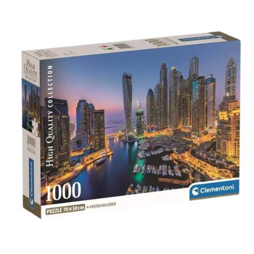 Clementoni 39911 High Quality Collection Compact puzzle - Dubai (1000 db)