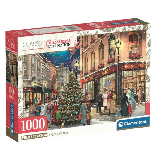 Clementoni 39925 Classic Christmas Collection Compact puzzle - Karácsonyi séta (1000 db)