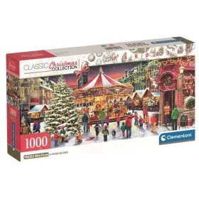 Clementoni High Quality Collection Panoráma 39928 – Karácsonyi falu puzzle (1000 db)