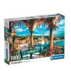 Clementoni High Quality Collection Compact 39930 puzzle – Kilátás a Comói-tó erkélyéről (1000 db)