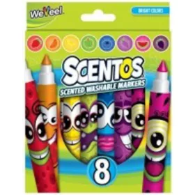 Scentos illatos filctoll - 8 db - Élénk színek