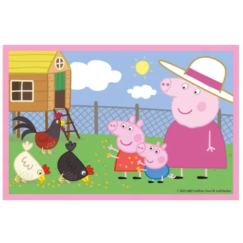 Clementoni 40659 Peppa malac mesekocka (6 db)
