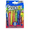 Scentos illatos metálfényű filctoll 8 db