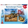 Ravensburger 05032 Puzzle - Óriás munkagépek (3x49 db)