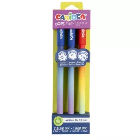 Carioca Oops törölhető zselés toll 0,7 mm – 3 db-os szett