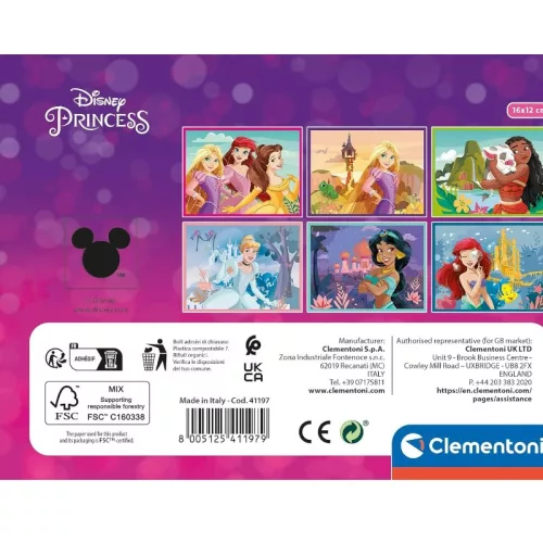 Clementoni 41197 Disney Princess mesekocka