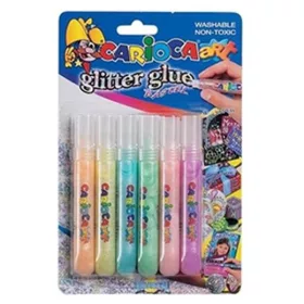 Carioca Glitter ragasztó toll Pearly (6 db)