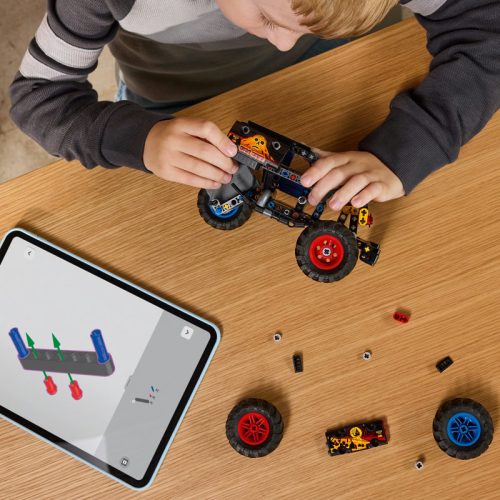 LEGO Technic 42219 Monster Jam Grave Digger tűz és jég