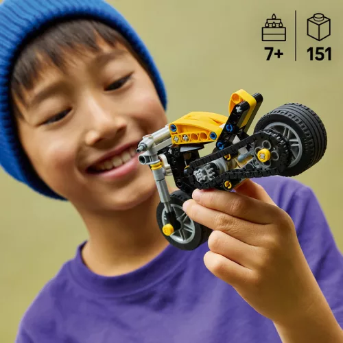 LEGO Technic 42225 Sárga motorkerékpár