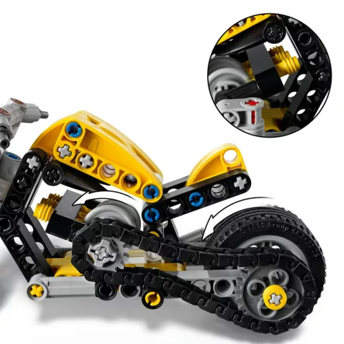 LEGO Technic 42225 Sárga motorkerékpár
