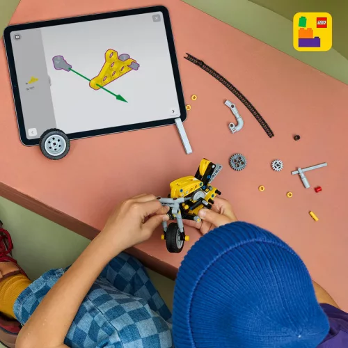 LEGO Technic 42225 Sárga motorkerékpár