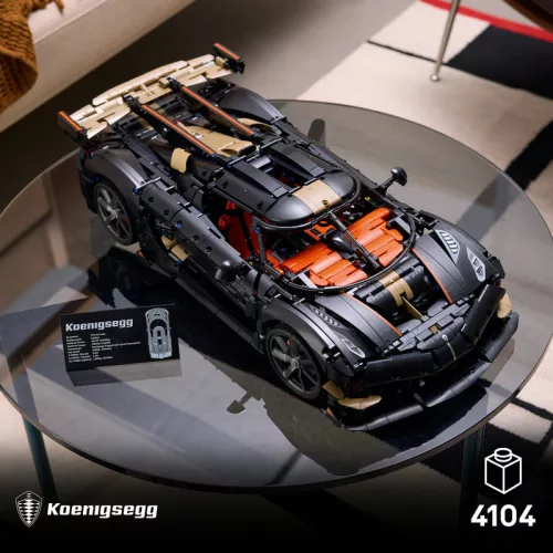 LEGO Technic 42232 Koenigsegg Sadair's Spear Megacar szuperautó