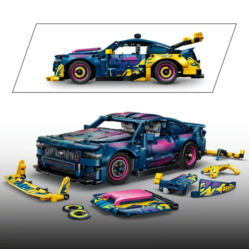 LEGO Technic 42236 Tuning műhely: Ford Mustang GT autó