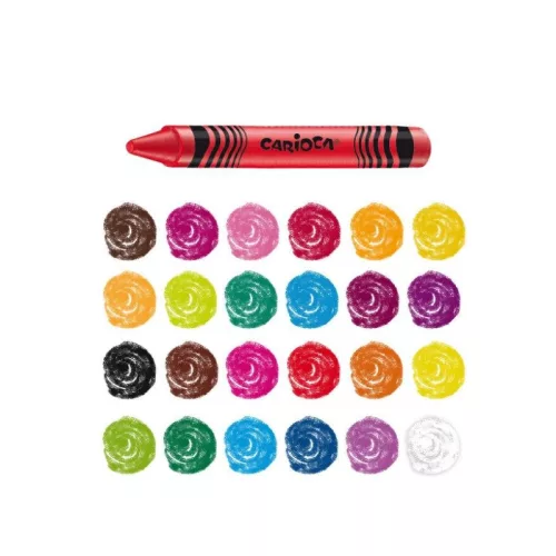 Carioca zsírkréta készlet (24 db)
