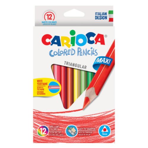 Carioca Triangular Jumbo színesceruza-készlet (12 db)