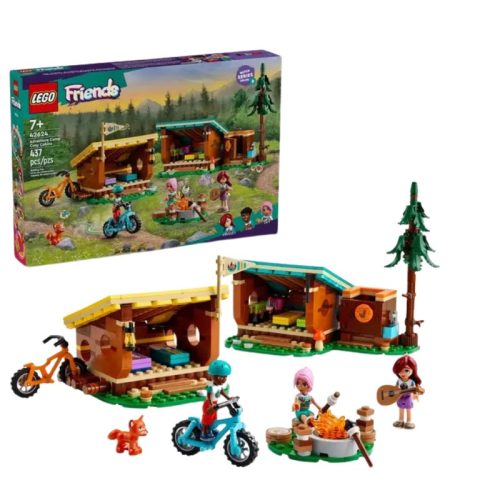 LEGO Friends 42624 Otthonos kabinok a kalandtáborban