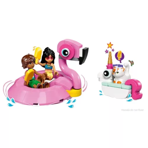 LEGO Friends 42658 Medencés buli flamingóval és egyszarvúval