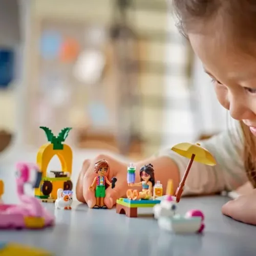 LEGO Friends 42658 Medencés buli flamingóval és egyszarvúval