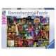 Ravensburger 19684 puzzle - Tündérek könyvespolca (1000 db)