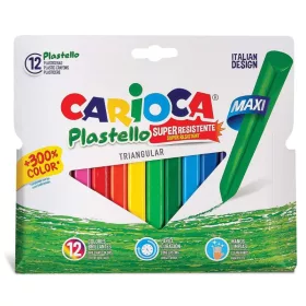 CARIOCA Plastello Jumbo zsírkréta szett – 12 db