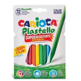 CARIOCA Plastello zsírkréta szett 12 db