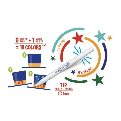 Carioca Magic mágikus színváltó filctoll készlet (10 db)