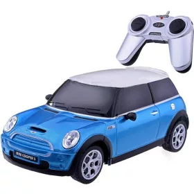 Rastar 15000 Távirányítós autó 1:24-es méretaránnyal - Mini Cooper S (kék)