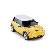 Rastar 15000 Távirányítós autó 1:24-es méretaránnyal - Mini Cooper S (sárga)
