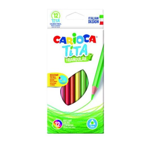 Carioca Tita Háromszög színes ceruza (12 db)