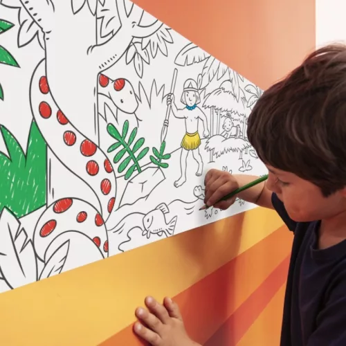 Carioca Create & Color dzsungel színező henger ceruzákkal (8 db)