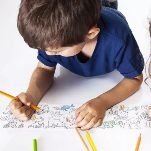 Carioca Create & Color ABC mini színező henger ceruzákkal (6 db)