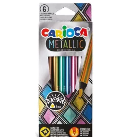 Carioca Metallic háromszög színes ceruza készlet (6 db)
