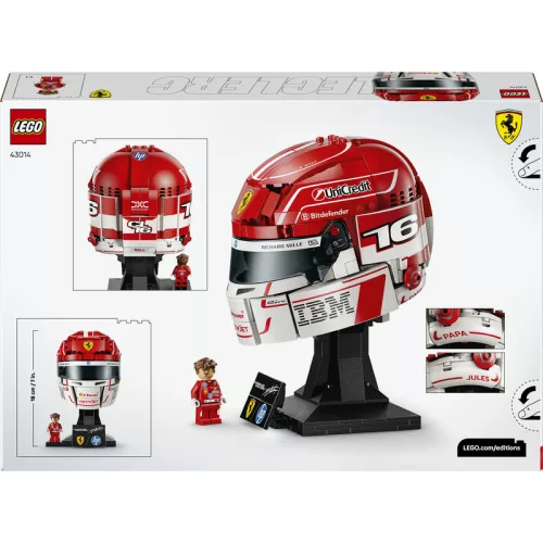 LEGO Editions Scuderia Ferrari HP Charles Leclerc sisakja 43014
