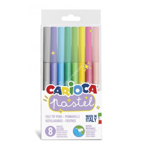 Carioca Pasztell színű filctoll szett (8 db)
