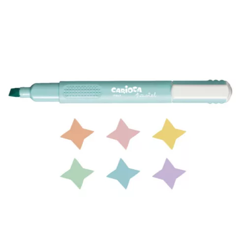 Carioca Pastel szövegkiemelő készlet (6 db)